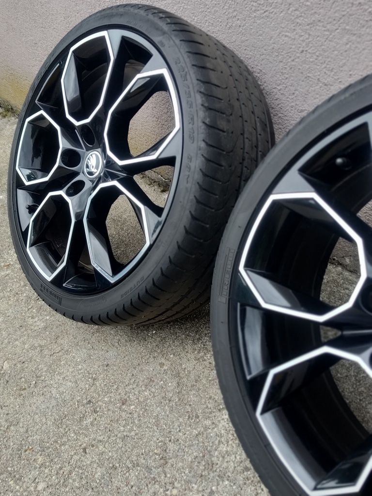Felgi Skoda RS + opony Pirelli P Zero R19