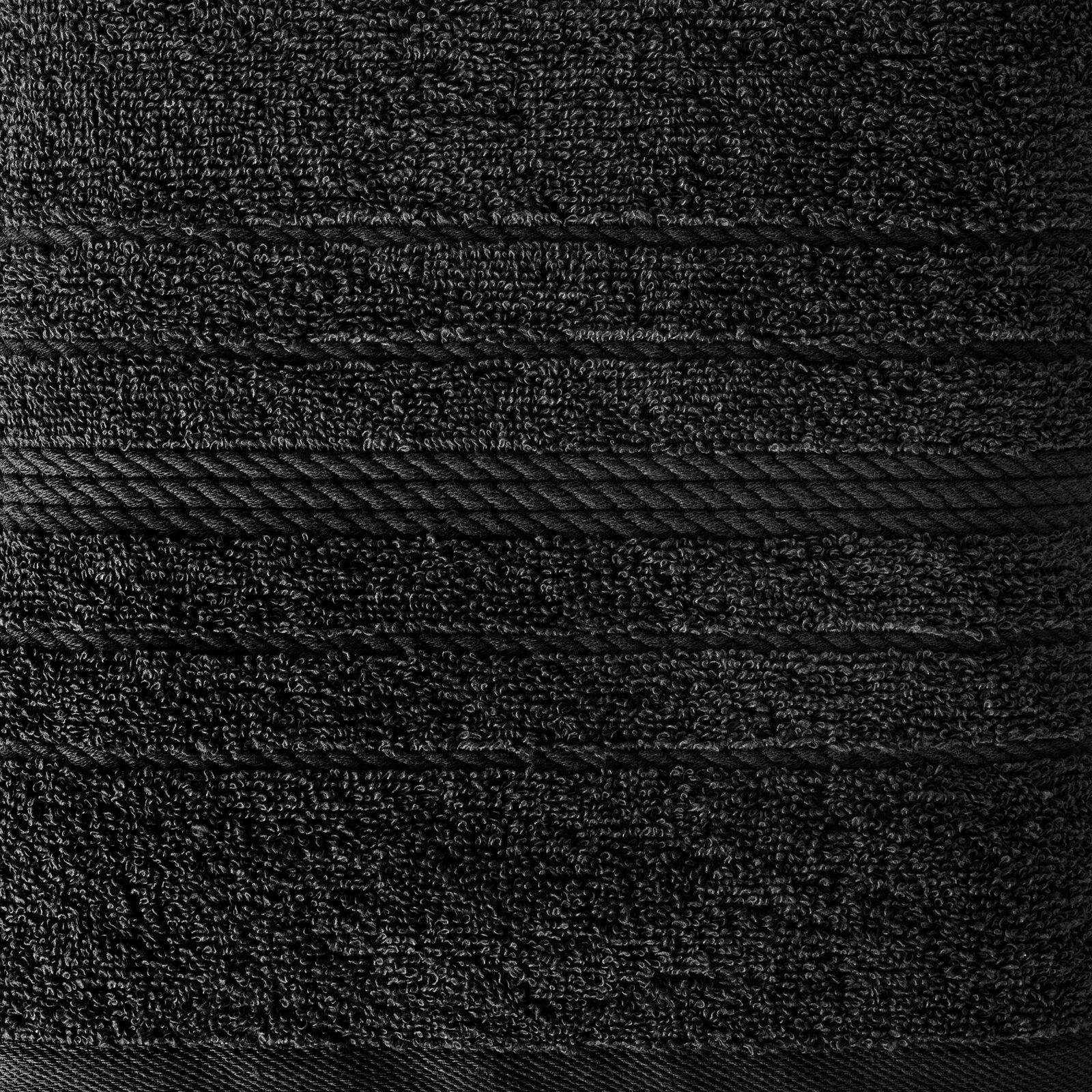 Ręcznik Elma 70x140 czarny frotte 450g/m2
