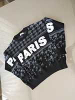 Sweter czarny napis PARIS