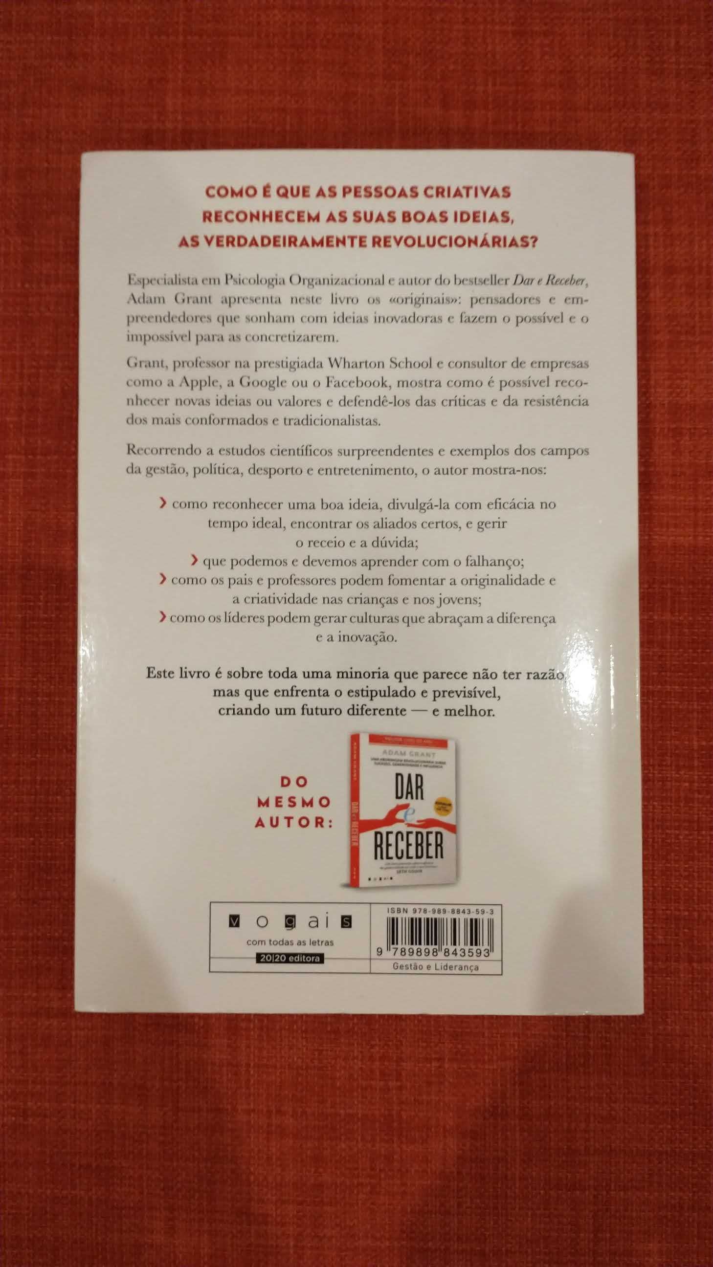 Originais: Como os Não-Conformistas Mudam o Mundo