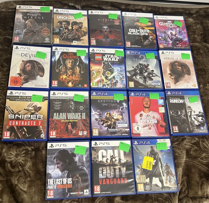 Продам комплект игр доя ps5