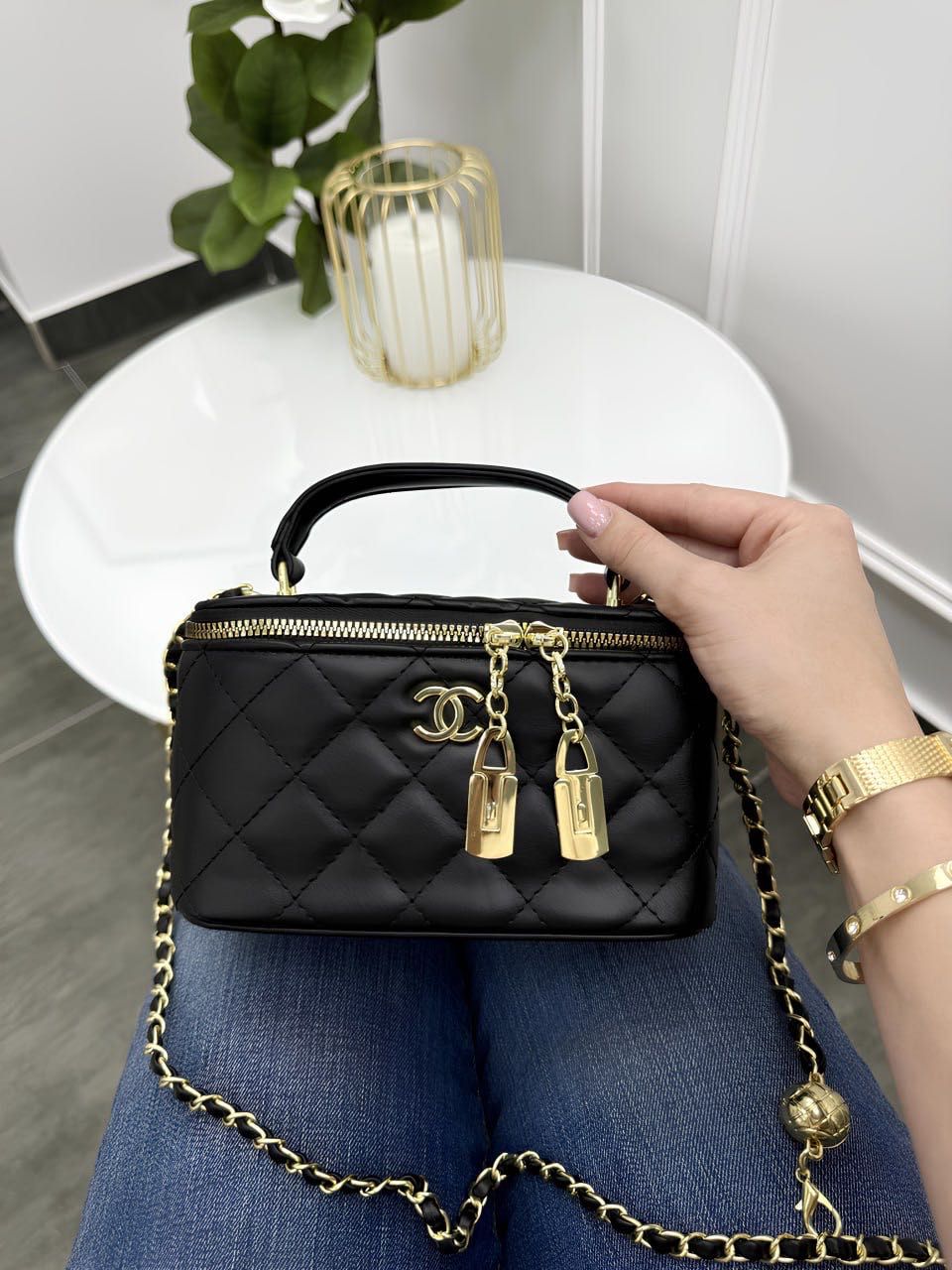 Сумка Chanel Classic Black Lambskin | Жіноча елегантна сумка