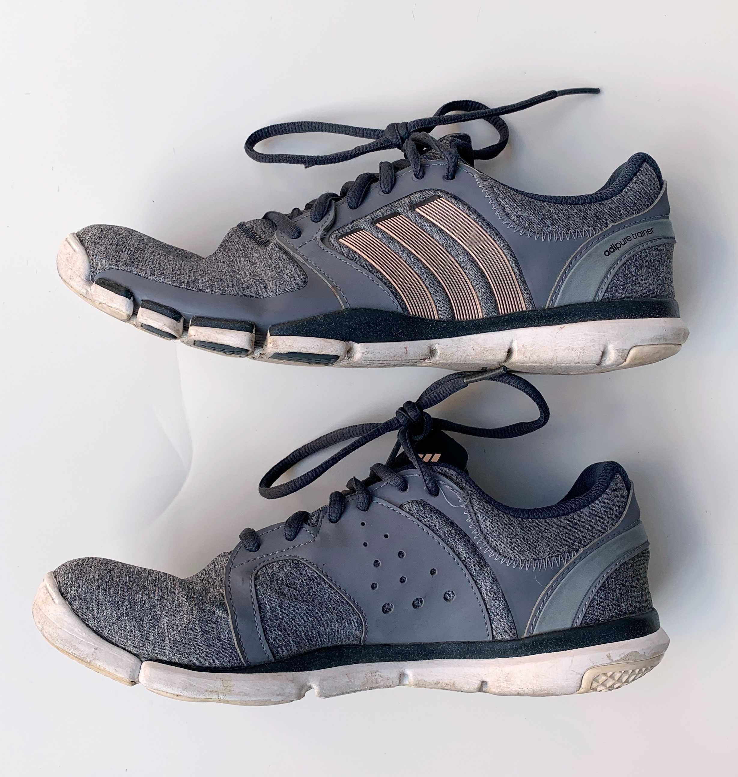 Buty Sportowe Szare 39 1/3 Adidas Adipure Trainer