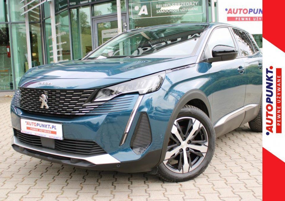 Peugeot 3008 Allure Pack, 2022r. | FV 23% | Automat | Nawigacja | Kamera cofania |