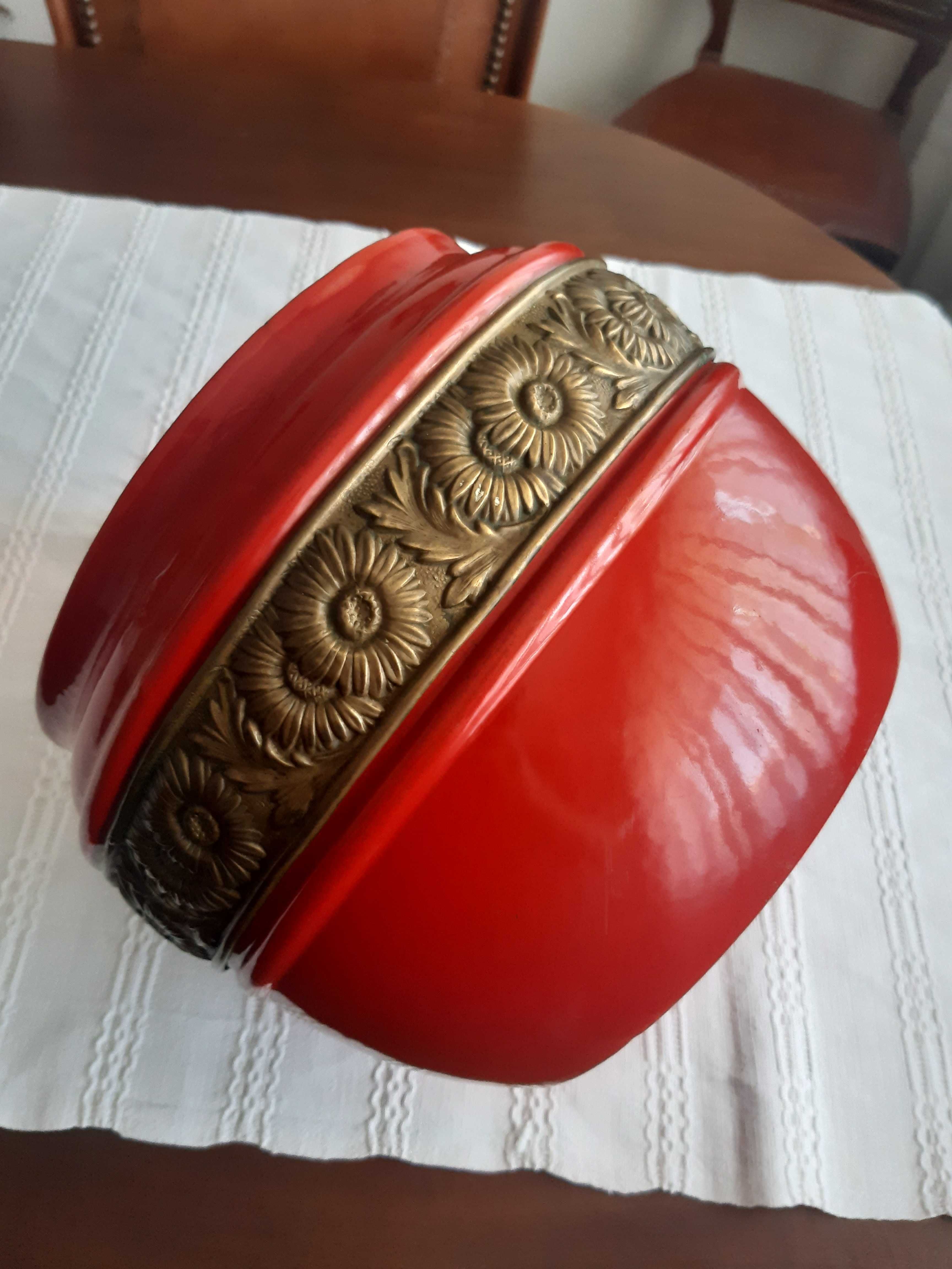 Floreira em esmalte Arte Nova (Portugal) 1900's
