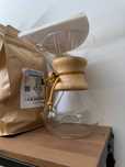 chemex do kawy na 6 + filtry prawie nowy dripper