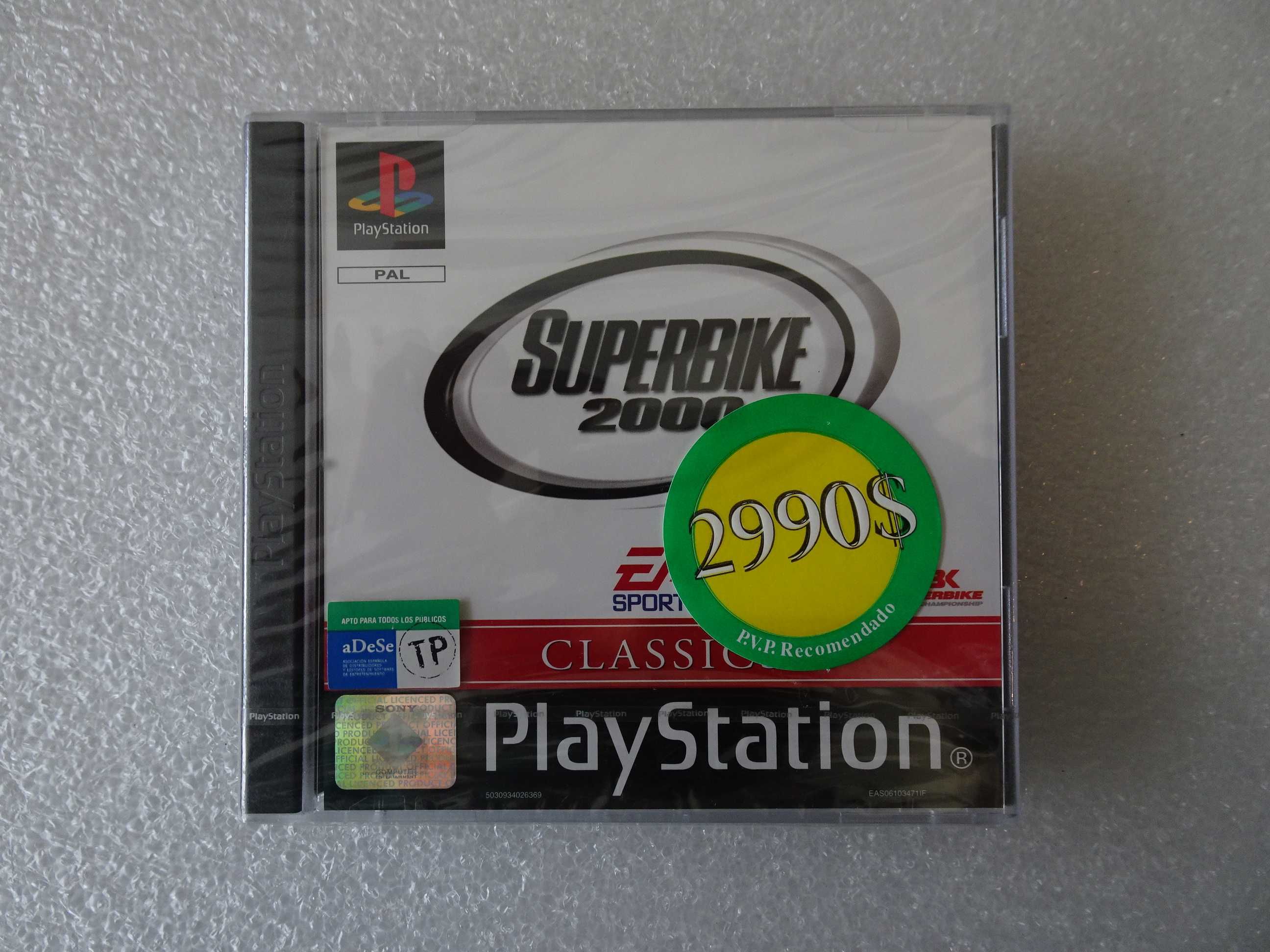 Jogo Playstation 1 - PS1 - Superbike 2000 - Selado
