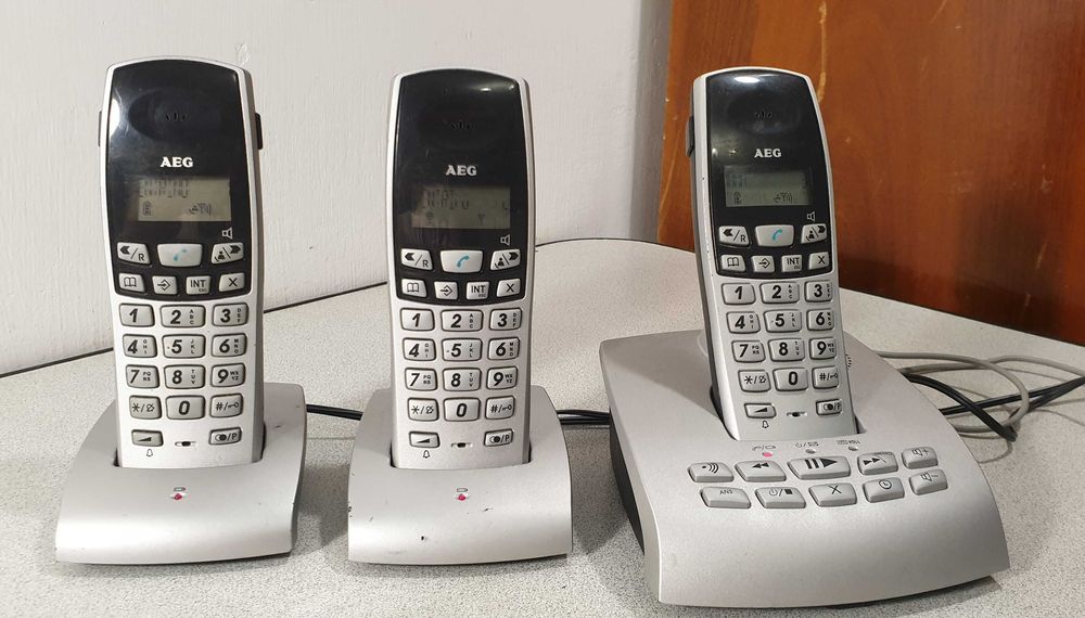 Радіотелефони 1-3 трубки AEG Philips