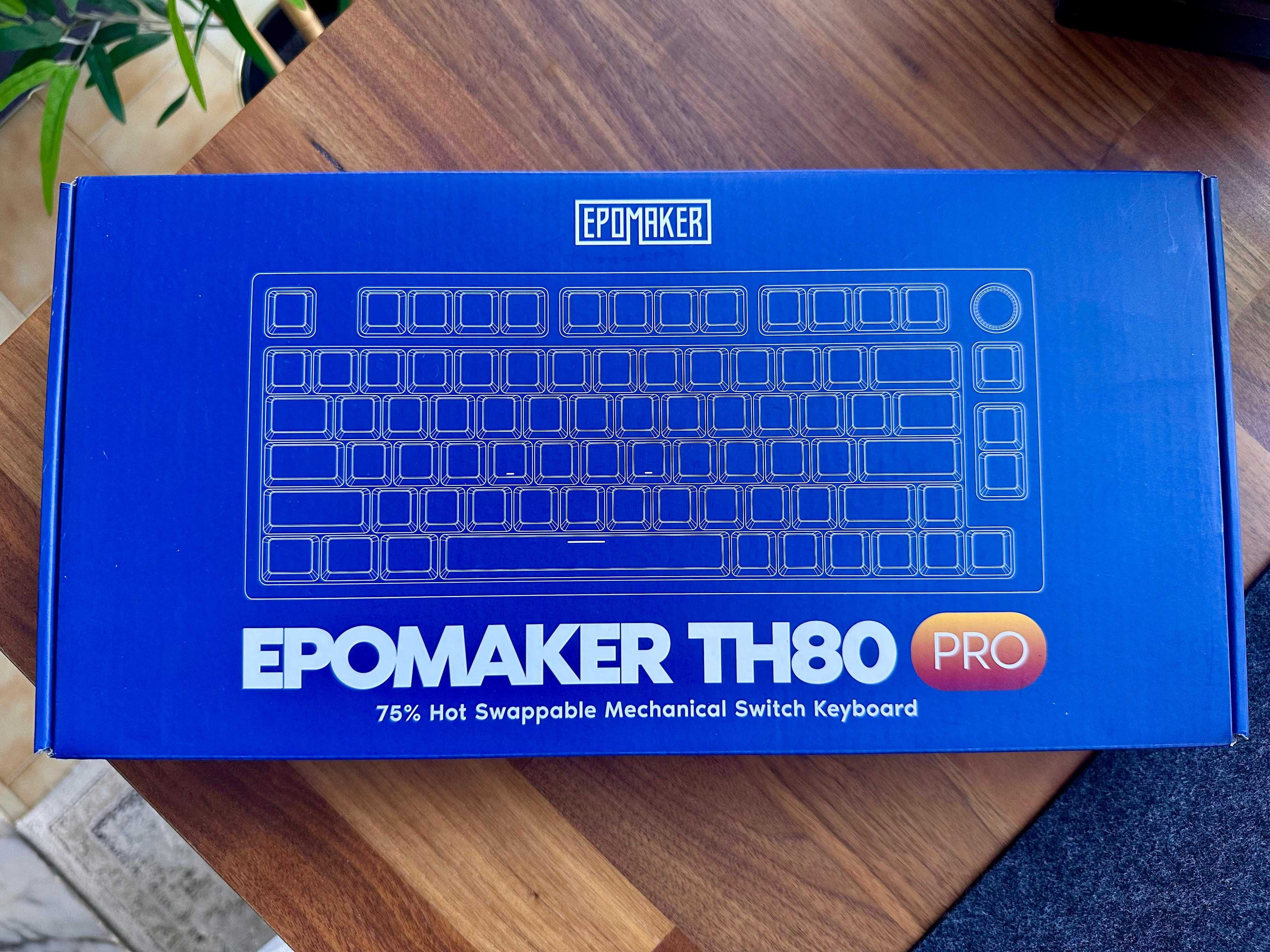 Teclado Mecânico Epomaker TH80 Pro — Bom estado