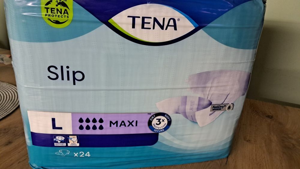 Тена трусики Xl(30шт), підгузники L(24шт).