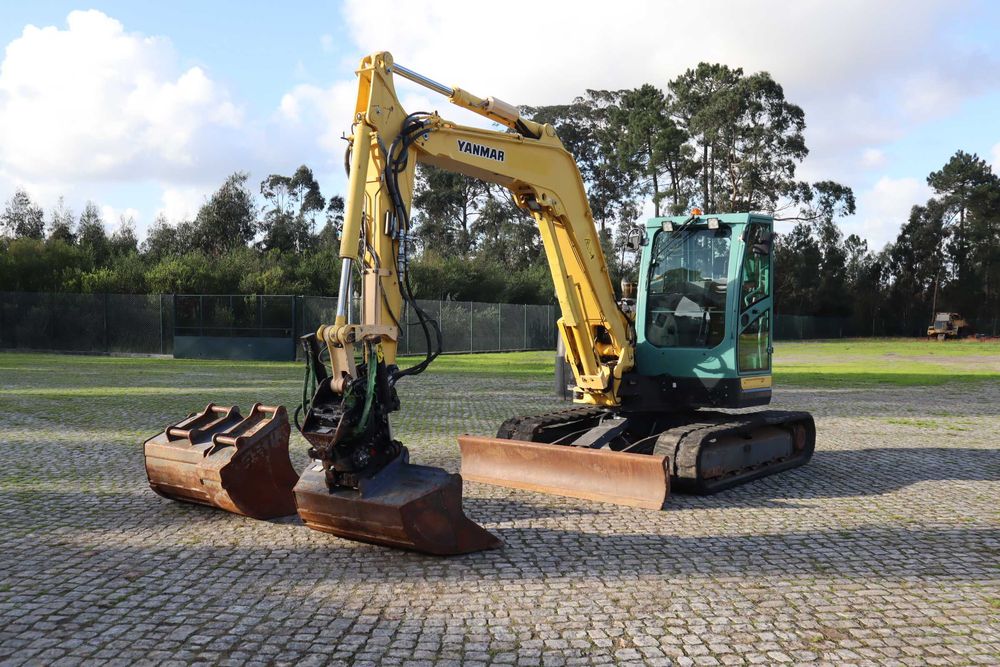 2015 Yanmar VIO80-1A Escavadora Giratória de Rastos
