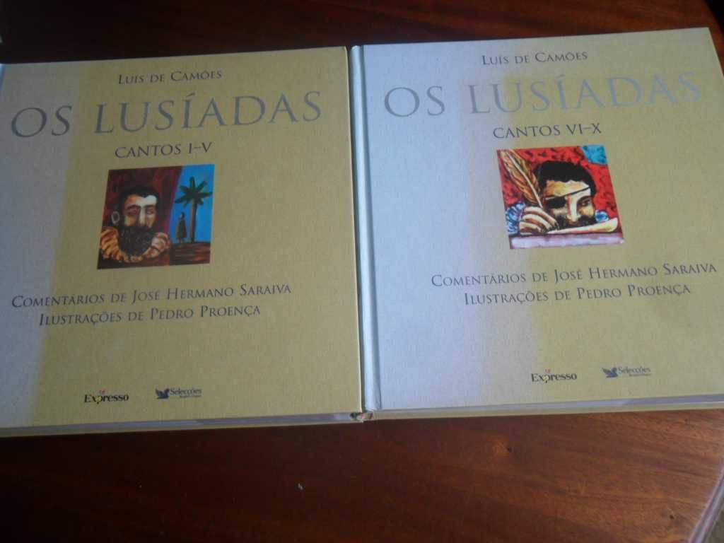 "Os Lusíadas" 2 Volumes de Luís de Camões