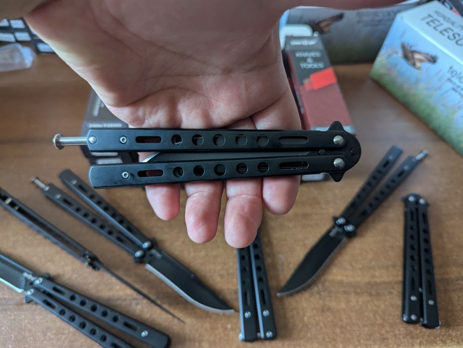 Ніж 10 D Балісонг Бабочка Метелик Ножі Метал Сталь Нові