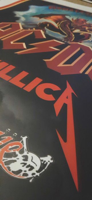 Monsters Of Rock 1991 Chorzów ACDC, Metallica, Motley Crue plakat