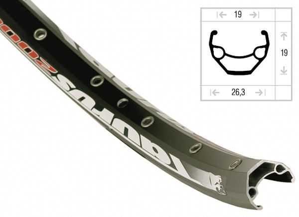Nowa Obręcz MTB RIGIDA / RYDE Taurus 2000 Disc Brake 26" 32h