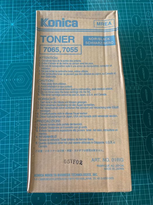 Konica Minolta MREA 7065 / 7055 Toner Preto