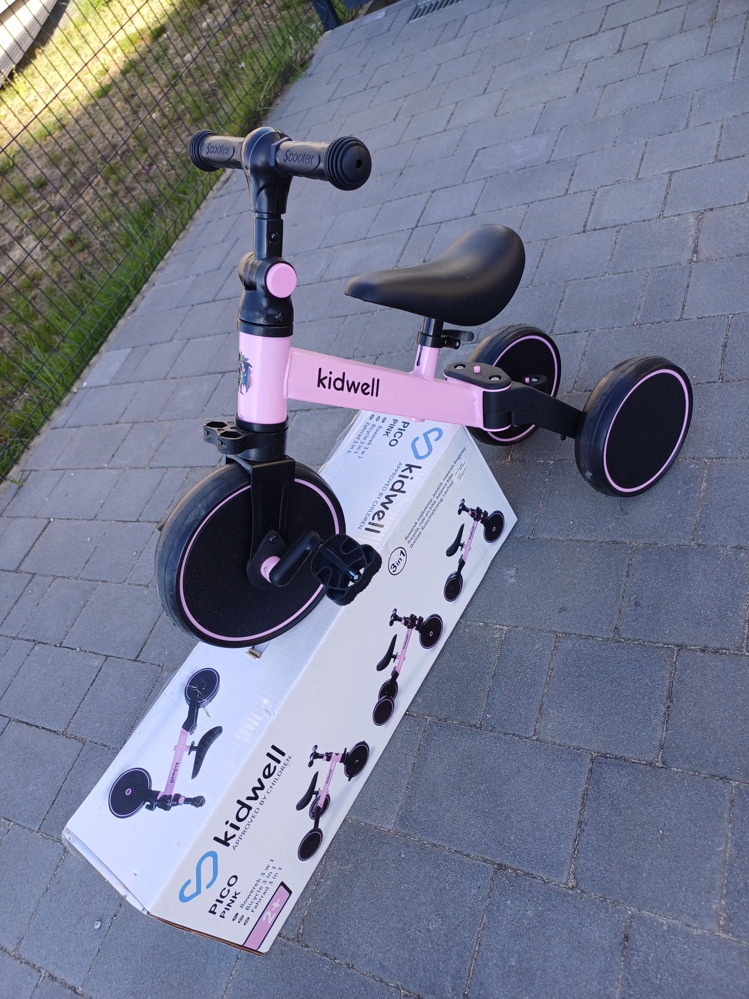 Rowerek biegowy 3 w 1