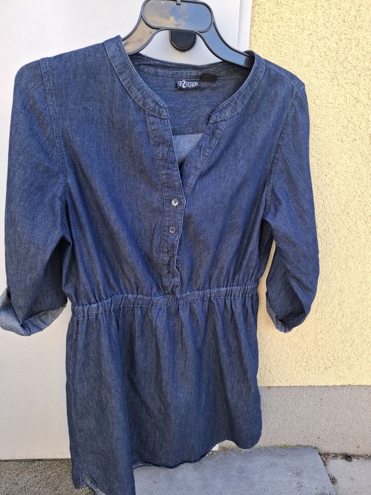 Up2Fashion rozm.42 sukienka jeansowe odcinana pod biustem