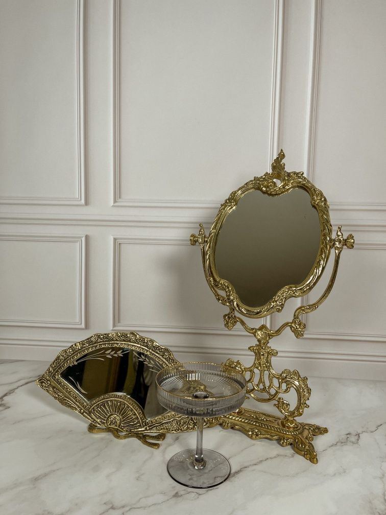 Зеркало - веер бронзовое, Испания, Virtus.