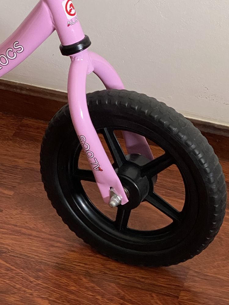 Bicicleta de Equilíbrio Rosa
