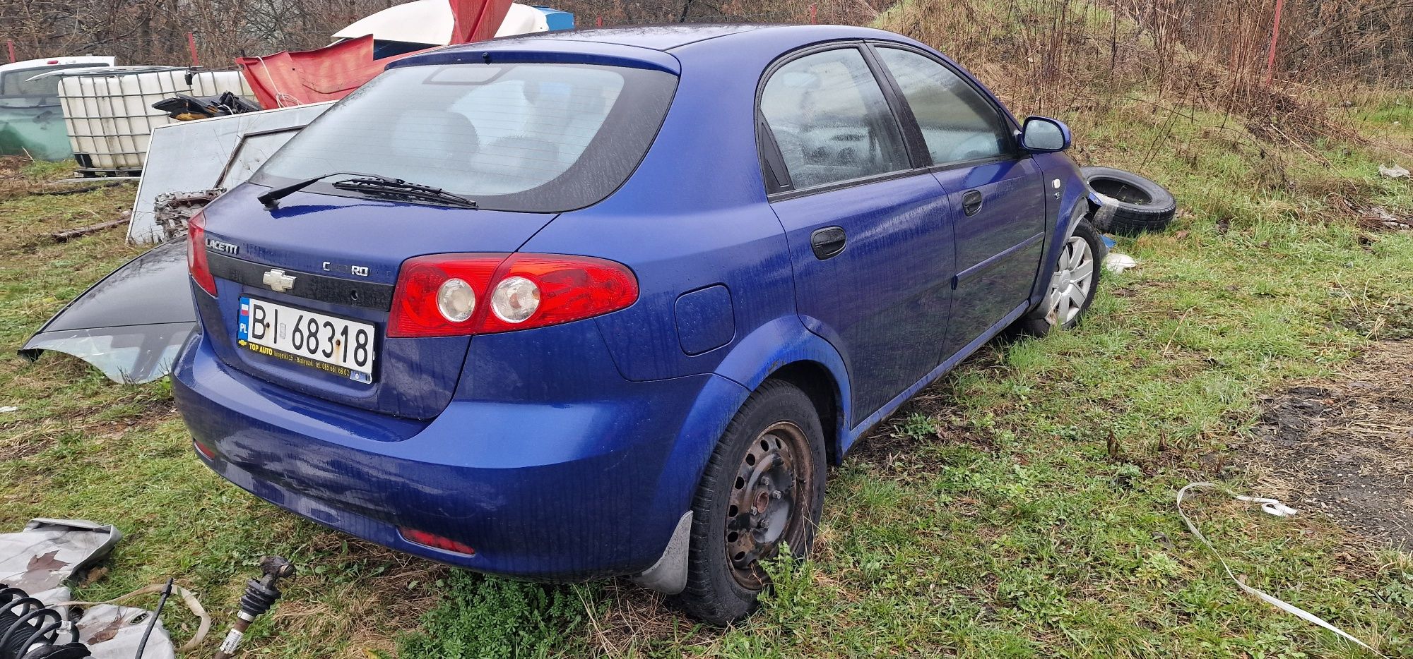 Chevrolet lacetti 1.6b silnik skrzynia lampa klapa drzwi