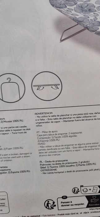 Mała deska do prasowania 70x32