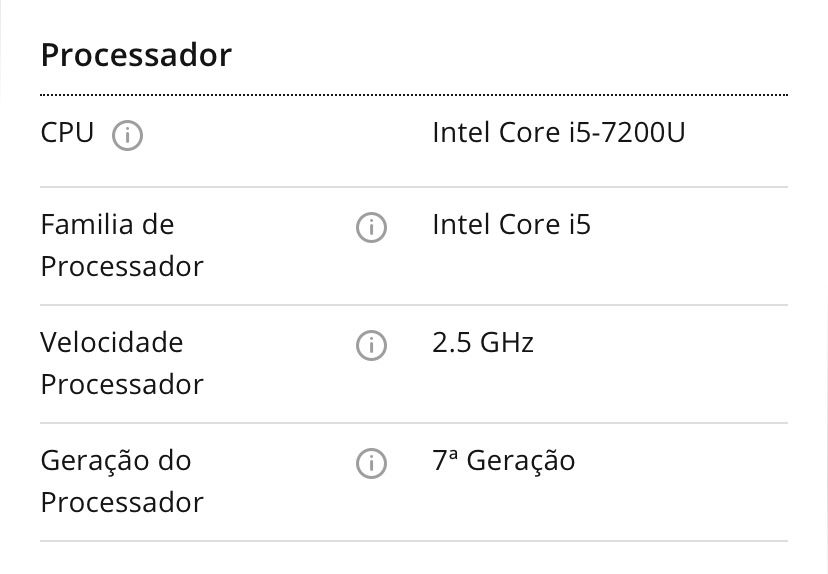 Acer Aspire e5-575 | Intel Core i5-7200U | 7a geração