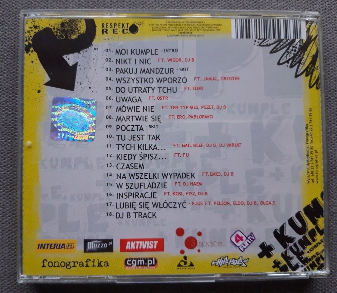 Molesta Ewenement + Kumple, płyta CD