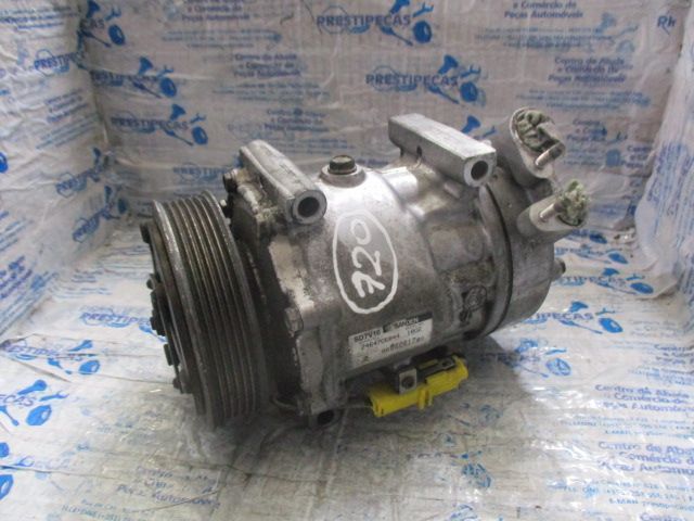 Compressor AC 9686061780 PEUGEOT EXPERT 2008 1.6HDI CITROEN BERLINGO 1 FOURGON M59 FASE 2 2008 1.6HDI 75CV 3P BRANCO DIESEL SANDEN