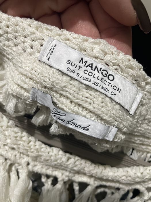 bluzka ażurowa mango