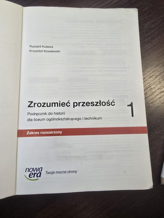 Historia Zrozumieć Przeszłość 1 Nowa Era zakres rozszerzony podręcznik