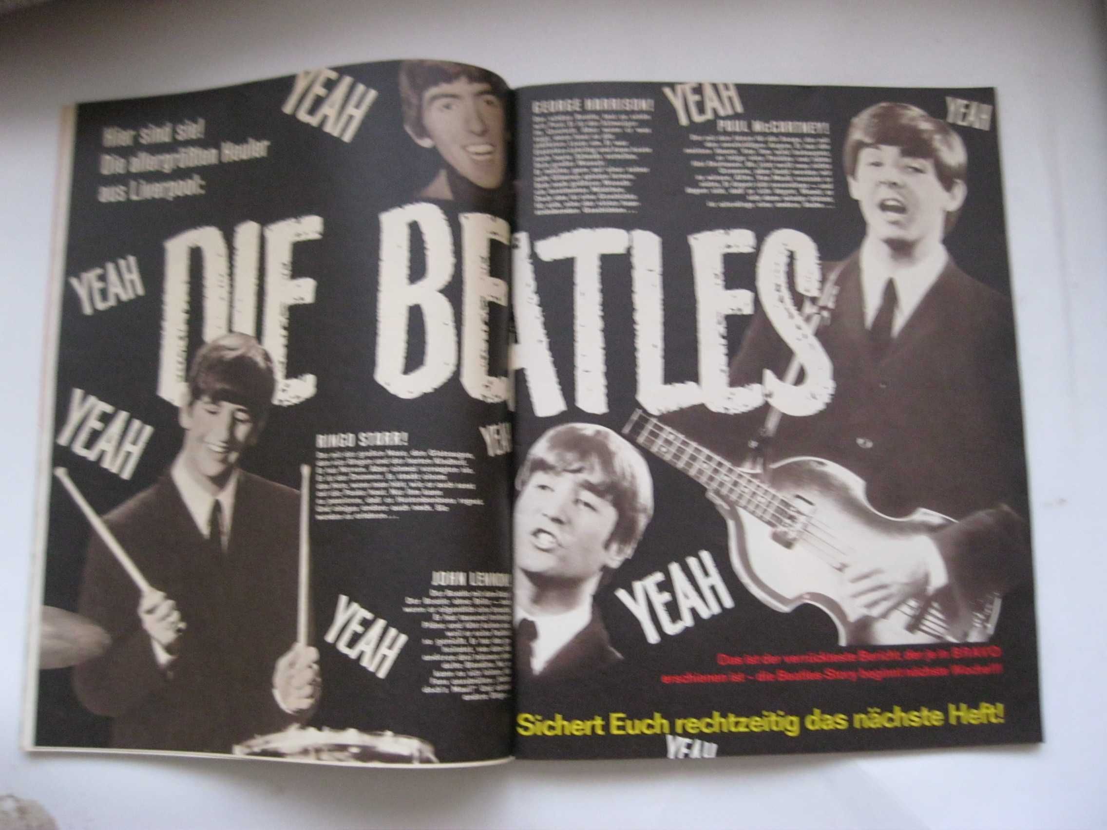 Czasopismo Bravo -The Beatles -1964 r./nr.22 -Rarytas