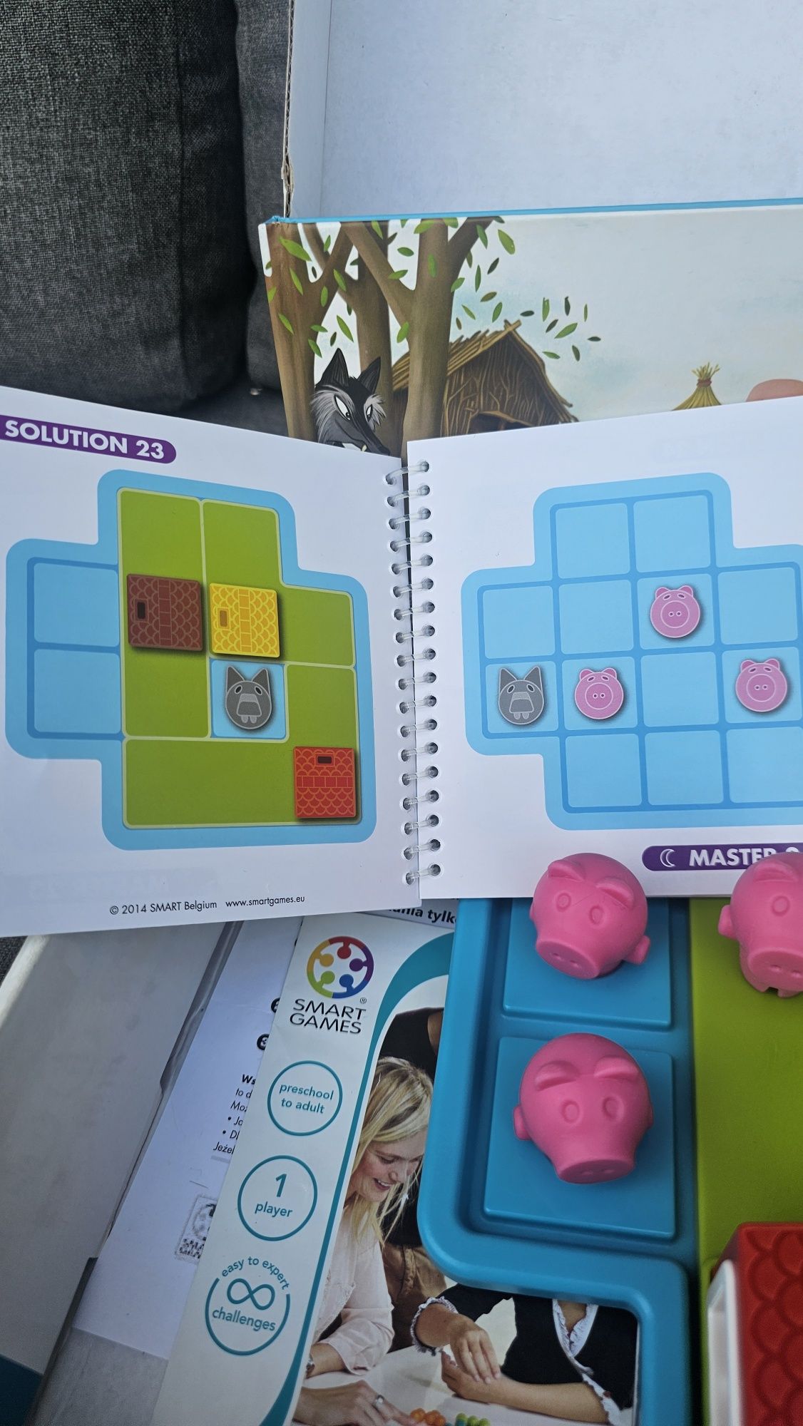Smart Games gra Trzy małe świnki