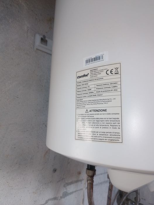 Esquentador termostato