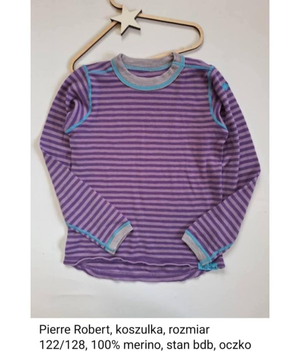 Koszulka Pierre Robert 122/128  fioletowo liliowa