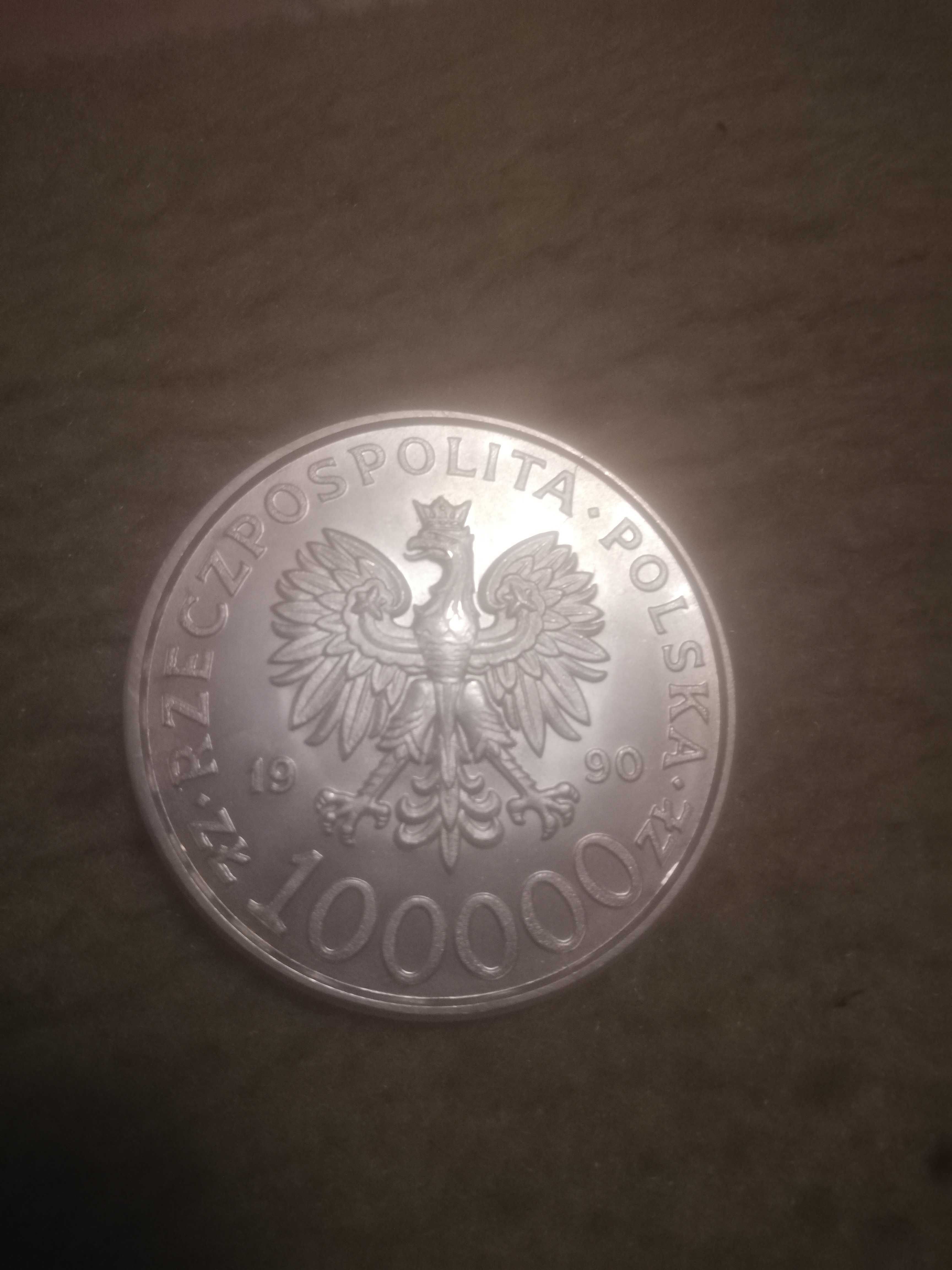 Piękna srebrna moneta