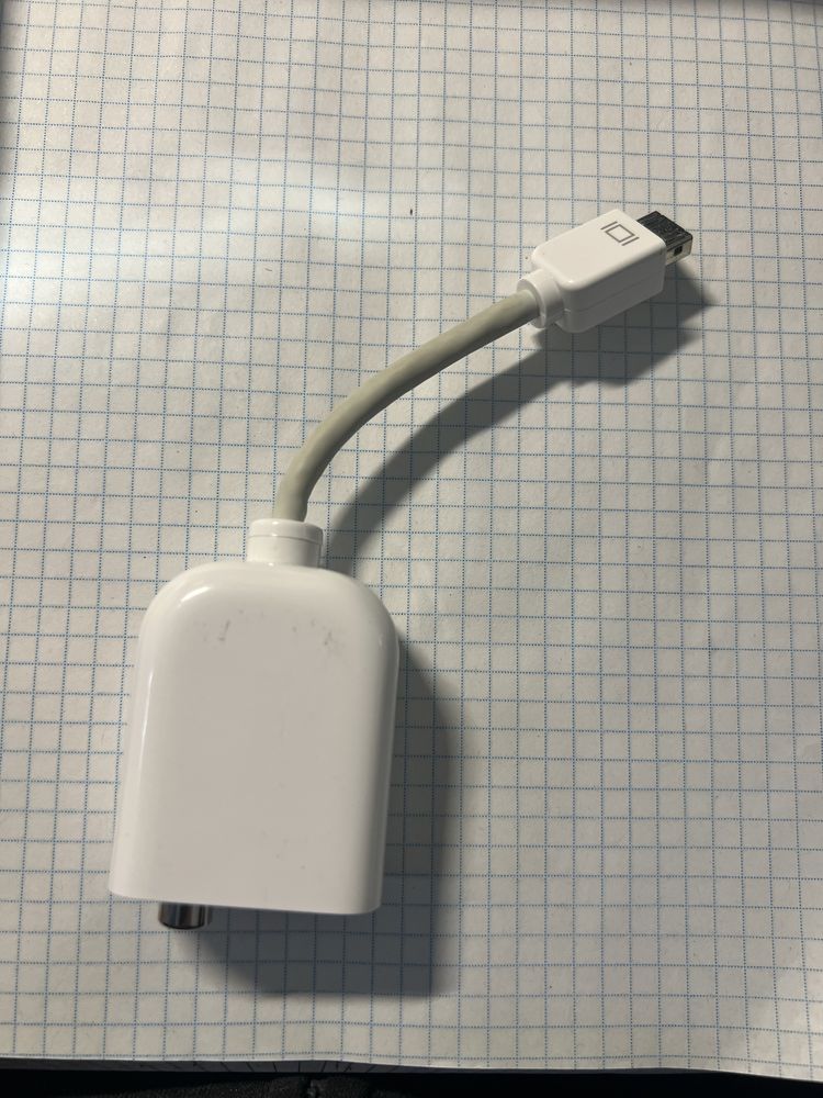 Оригінальний перехідник Apple Mini-VGA to S-Video M9109G/A