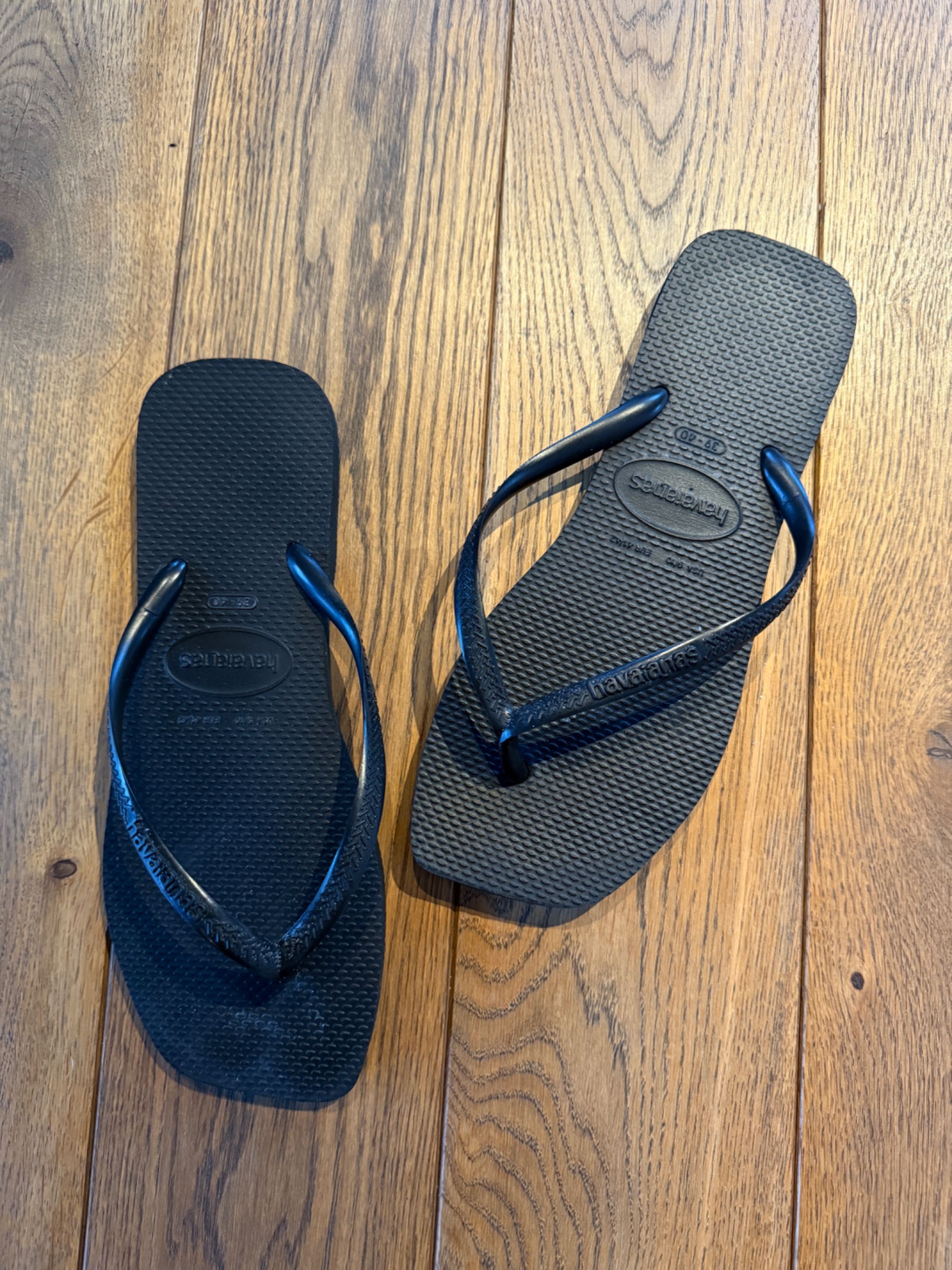 japonki havaianas x zara 39/40 czarne używane