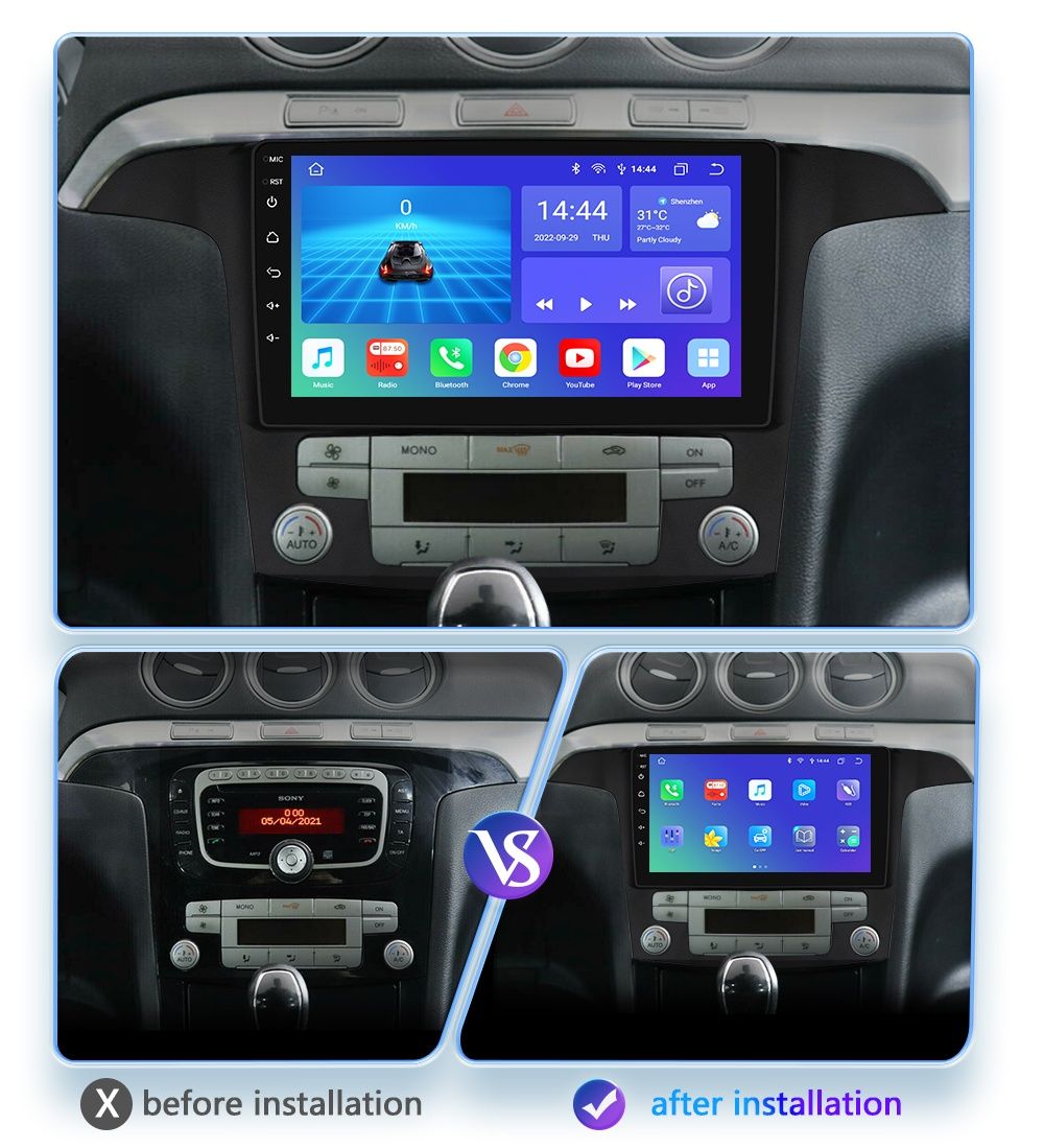Radio Nawigacja FORD S-Max Android GPS
