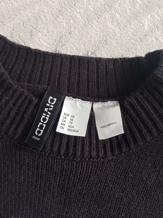 sweter H&M XS Nirvana