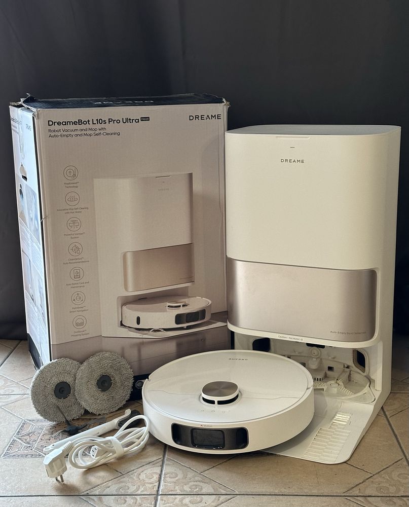 Робот-пилосос Dreame L10S Pro Ultra Heat White