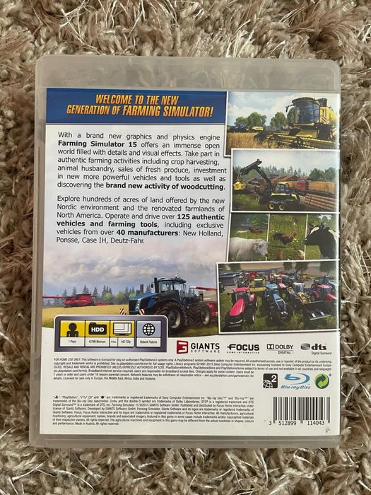 Farming Simulator 15 PS3 Playstation 3