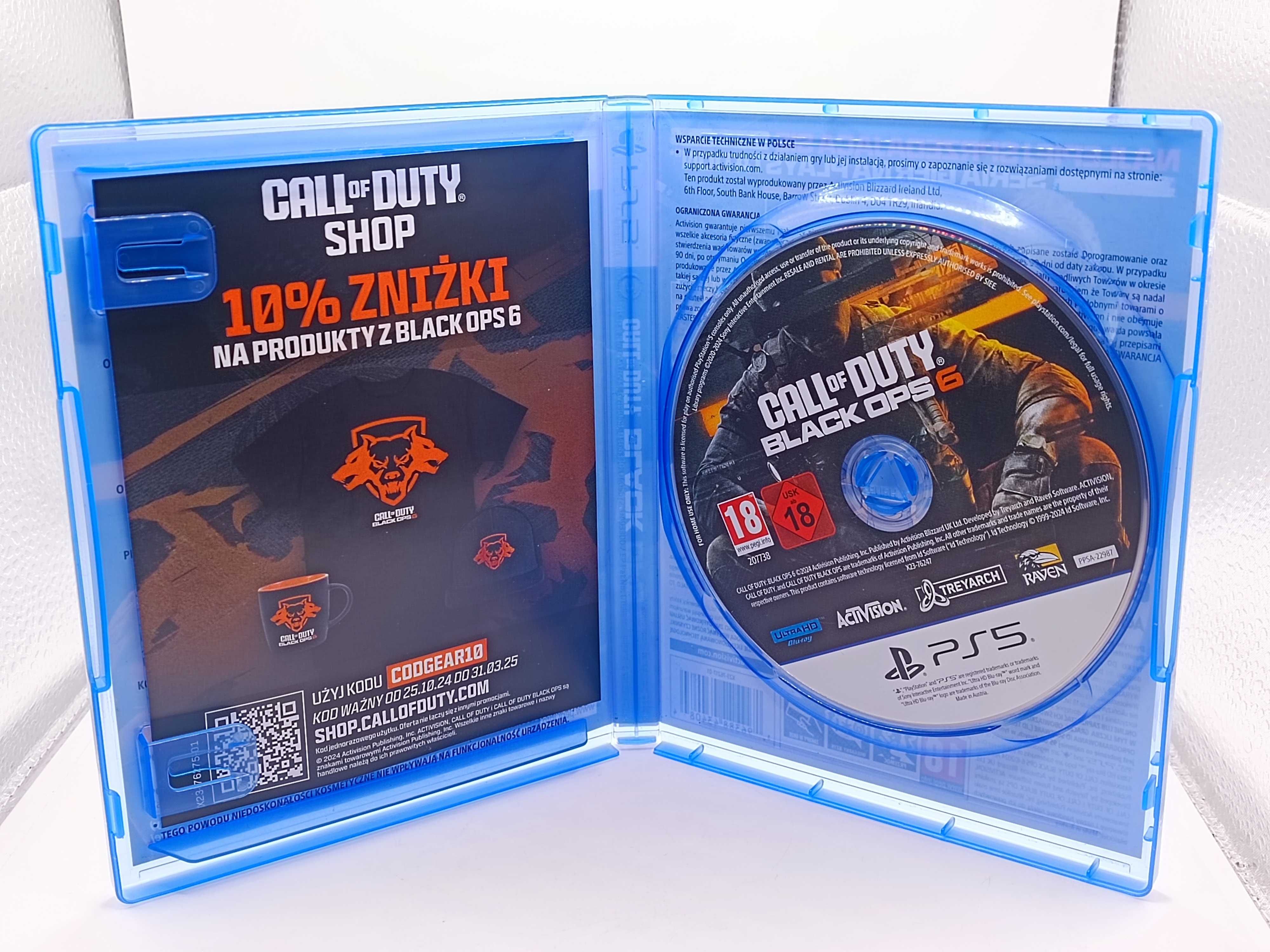 GRA Call Of Duty Black Ops 6 Wersja PL NA PS5 419/05/25s