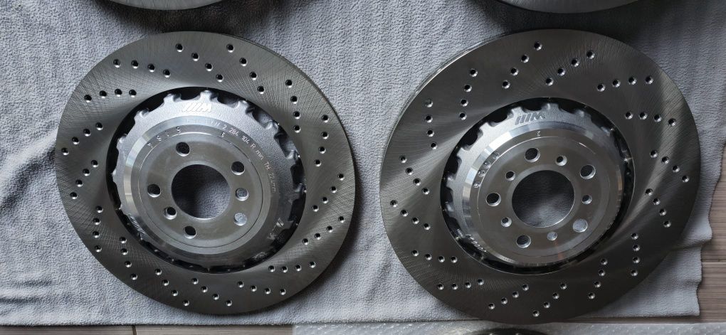 Tarcze OE BMW M5 F10 M6 F06 F12 F13 P+T nowe komplet 400x36 396x24