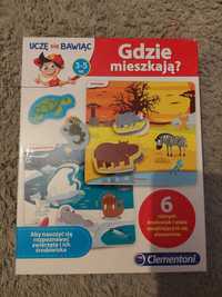 Puzzle układanka Gdzie mieszkają?