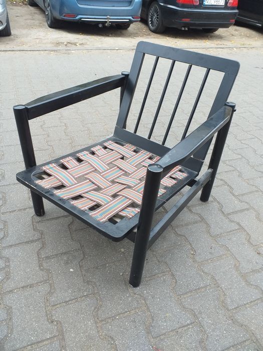 Stobrawa fotel prl bukowy