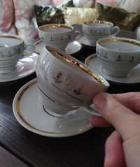 Чашка блюдце Городница фарфор СССР посуда чайная пара сервиз