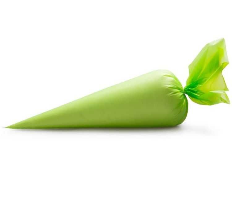 Rękaw Worek Cukierniczy Foliowy Zielony - 63 Cm