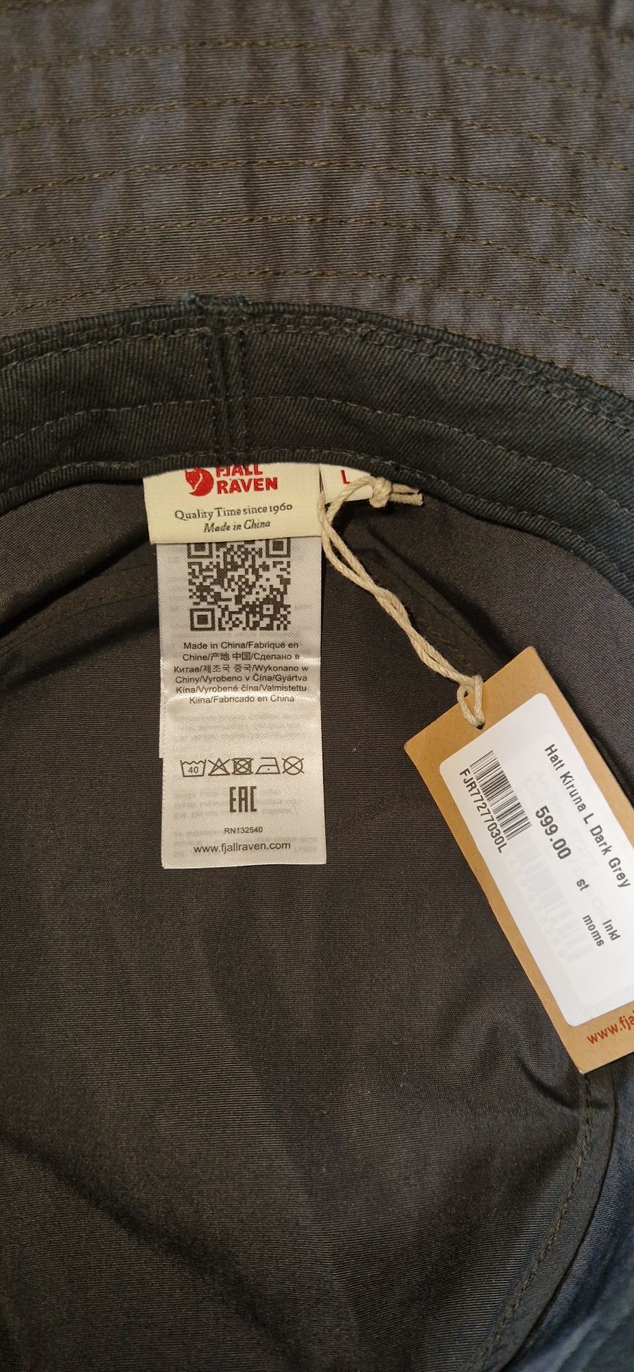 Fjallraven czapka kapelusz nowy roz.L