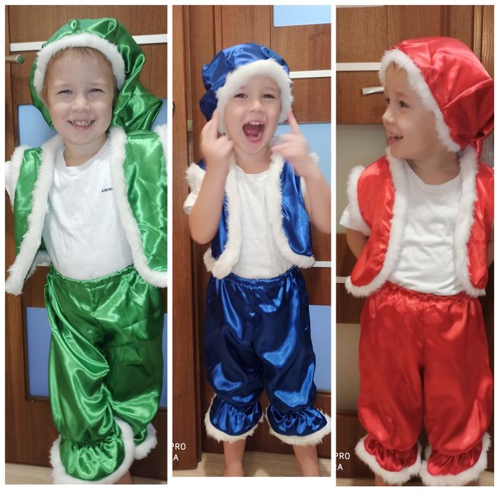 Продам новий костюм гном гномик морозко синій новий рік санта